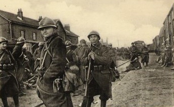 belgische troepen op doortocht in mei 1940